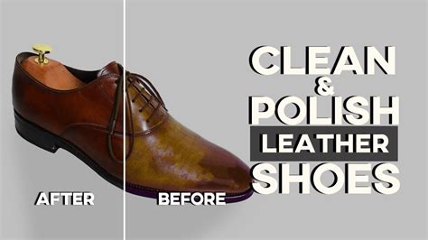 clean faux leather shoes at home